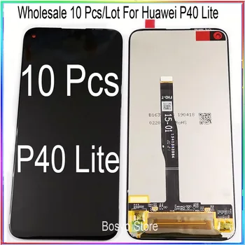 Didmeninė 10 vnt./daug Huawei P40 Lite LCD ekranas su touch asamblėjos Nova 6SE