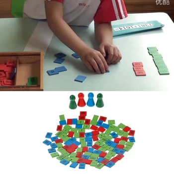 2020 Naujas Montessori Medinis Spaudų Žaidimas Matematikos Žaislai, Vaikas, Vaikai, Anksti Mokydami Žaislai Dovana
