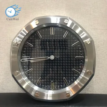 Prabanga Švytinčios Sieninis Laikrodis Metalo Watch Laikrodis Relogio De Parede Logotipai Namų Dekoro Didelis Modernus Antikvariniai Pigūs Laikrodis ant Sienos