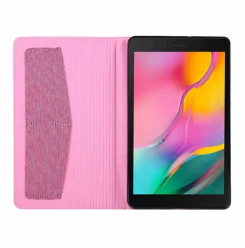 Flip Case Cover for Samsung Galaxy Tab 8.0 2019 SM-T295 T290 PU Slim Stovėti Atveju Galaxy Tab 8.0 T295 Tablet Funda Atveju