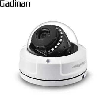 GADINAN Full HD 3MP 2304x1296 1080P 25fps IP Kameros H. 265AI Priežiūros Metalo Kupolo Lauko CCTV Kameros 48V POE Neprivaloma