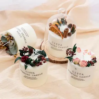 CITTA Mori serijos kvepianti žvakė dovanų dėžutė su ruošimas kūrybos stiklo dovana aromatizuoti žvakės A9A6