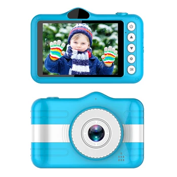 Vaikas vaizdo Kameros Skaitmeninė vaizdo Kamera 3.5 colio Mielas Animacinių filmų vaizdo Kamera Žaislai Vaikams Gimtadienio Dovana 12MP 1080P Nuotraukų, Vaizdo Kamera Vaikams