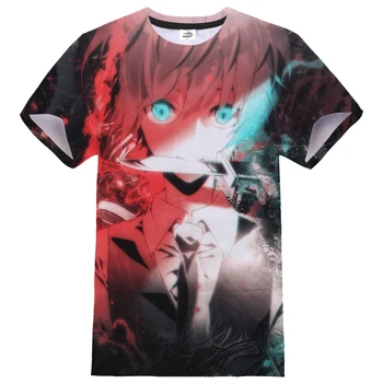 Hip-Hop T-shirt Anime Nužudymo Klasėje 3D Spausdinimo Streetwear Vyrai Moterys Mados Marškinėlius Sporto Atsitiktinis Tees Viršuje Unisex Drabužiai