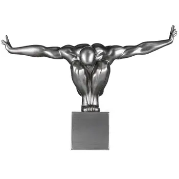 [MGT] Naras Dervos Statulėlės David Nardymo Statula Sporto Žmogaus Kūno Meno Skulptūra Dervos Meno ir Amatų Namų Puošybai 16 Colių R440
