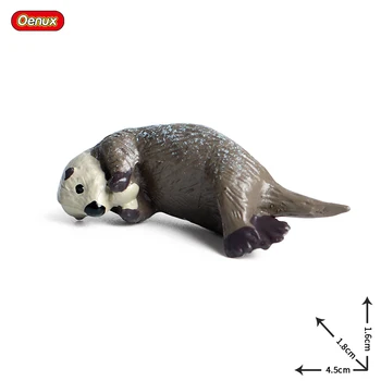 Oenux 30pcs Mini Sea Life Ryklių, Banginių Pingvinas Delfinų, Vėžlių Spinduliai Modelis Vandenyno Jūrų Gyvūnų figūrėlių, Miniatiūriniai Vaikų Žaislas