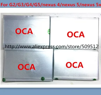 Kokybės už Mit formitsu OCA Už LG g2/g3/g4/g5/nexus 4/nexus 5/nexus 5X filmas remontas atsilaiko LCD jutiklinis ekranas oca