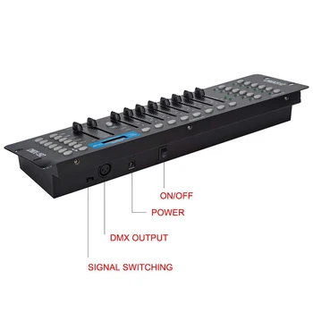DJ Įranga DMX512 Valdytojas 192 Konsolės DJ Šalies LED Juda Par Scenos Apšvietimas