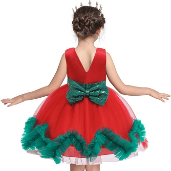 Vaikai Suknelės Mergaitėms Lankas Berankovis Suknelė Nustatyti Nauji Metai Drabužiai Princesė Vakarinę Suknelę Vaikams Kalėdų Vakarėlį Drabužiai