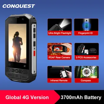 2020 UŽKARIAVIMO F2 Mini IP68 Vandeniui NFC Tvirtas Mobilusis Telefonas celular pirštų Atspaudų 