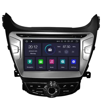 PX6 4+64 Android 10.0 automobilio multimedijos grotuvo Hyundai Elantra 2016 automobilio radijas stereo navi dvd grotuvas gps BT galvos vienetas