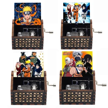 Antikvariniai Mediniai, Raižyti Bella Ciao Muzikinė Dėžutė Happy Halloween Karalienė Naruto Langelį Kalėdų Dovanų Šalis