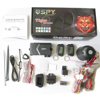 SPY universalus dvipusis automobilių signalizacijos sistemos, LCD nuotolinio variklio užvedimo stop