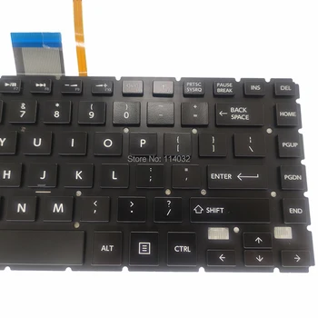 Pakeisti klaviatūras foninio apšvietimo klaviatūra E45-B Toshiba satellite E45D-B L40-B-UI, JAV lietuvių black NSK-V72SC 9Z.NBFSC.21D naujas