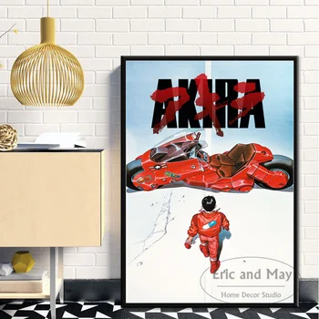 Akira Raudona Kova Su Japonų Anime Plakatai Ir Spausdina Sienos Nuotraukas Kambarį Drobės Dažymas Dekoratyvinis Namų Dekoro Cuadros