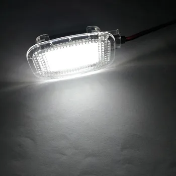 TuningATP LED Interjero Saulės Skydelis Kosmetinis Veidrodis Šviesos Kamieno Įkrovos Kojoms Daiktadėžė Žibintai 