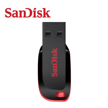 SanDisk CZ50 USB Flash Diskas 128GB/64GB/32GB/16GB Pen Ratai Pendrive USB 2.0 Flash Drive, Memory stick, USB, usb 