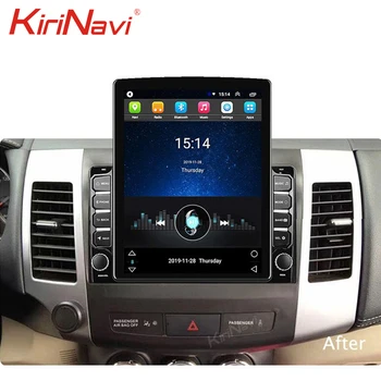KiriNavi 9.7 Colių Jutiklinis Ekranas Android 10.0 Automobilio Radijo Auto GPS Navigacija Mitsubishi Outlander Automobilio DVD Grotuvas 4G 2006-2012
