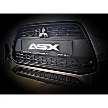 Akių ant bamperio eksterjero Mitsubishi ASX 2012-m., juoda, 15mm (