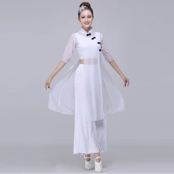 Kinijos liaudies šokių kostiumas už moters drabužių etape dėvėti nacionalinės senovės ventiliatorius šokių tradicinės Kinų šokio kostiumai DD1962