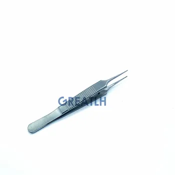 3pcs Nerūdijančio Plieno Pincetas 12,5 cm Pincetai Chirurginiai Dantų Insturment su 0,6 mm dantys