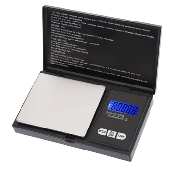 Didelis Tikslumas Mini Nešiojamųjų Elektroninių Skaitmeninių Kišenėje Masto Papuošalai 650g/0.1 g, Mėlyna LCD Ekrano Svarstyklės g/gn/oz/ozt/ct/t/dwt
