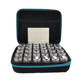ZJZY 30-Lizdas Diamond Tapyba Priedai Dėžutės permatomo Plastiko Granulių Ekranas talpinimo Diamond Siuvinėjimo Įrankiai LY638
