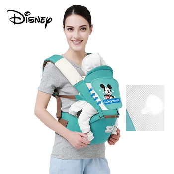 Disney 0-36 Mėnesių Kvėpuojantis Atsuktą Baby Carrier, 4 in 1 Kūdikių Patogus Diržas Kuprinė Maišelis Wrap Kūdikio nešynė