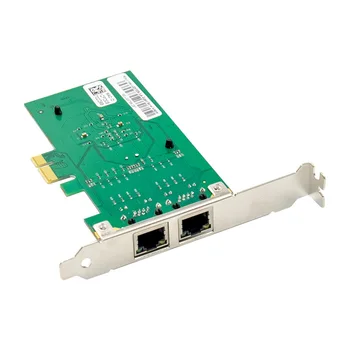 2 Port PCIE X1 1000M PCIe Gigabit Ethernet Dual Uostų RJ45 Lan Tinklo plokštės Lustą 