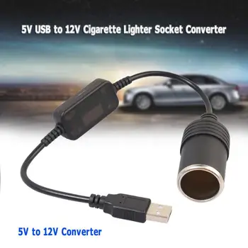 5V 2A USB 12V 8W Auto Lizdai Automobilio Cigarečių Degiklio Adapterio Lengvesni USB Vyrų ir Moterų Konverteris Automobilinis Įkroviklis Automobilių Reikmenys