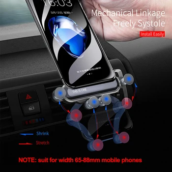 Essager Svorio Automobilinis Telefono Laikiklis iPhone Xiaomi mi 9 8 Mobiliojo Telefono Laikiklis Stendas, Automobilių Oro Angos Automobilių Mount suporte celular
