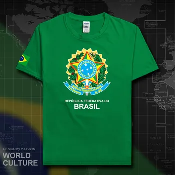 Brazilija Brazilijos marškinėliai vyrams 2018 t-shirts tees medvilnės tautos komanda megztiniai šalies marškinėlius gerbėjai drabužių brasil LIEMENĖLĖ viršūnes 20