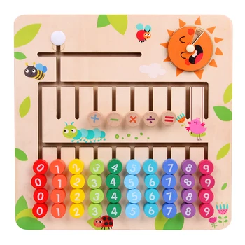 JaheerToy Mediniai Matematikos Žaislai Vaikams Montessori Medžiagų Mokymosi Skaičiuoti Numeriai Anksti Matematikos mokymo Kūdikiams