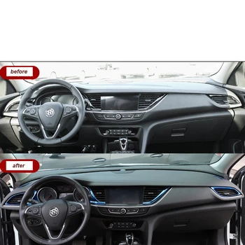 Lsrtw2017 Nerūdijančio Plieno Automobilio prietaisų Skydelyje Ventiliacijos Rėmo Angos Įklija, Buick Regal Opel Insignia 2017 2018 2019 2020 Priedai