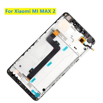 Patikrintas Xiaomi Mi MAX 2 3 LCD Ekranas Jutiklinis Ekranas Digiziter Asamblėjos LCD Su Rėmu Mi MAX 2 3 atsarginės Dalys