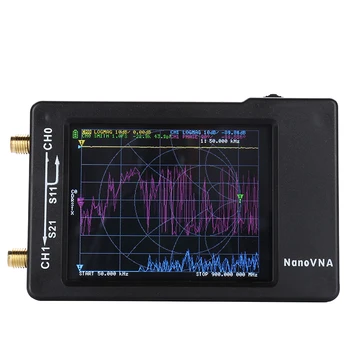 Naujas 2.8 colių LCD Ekranas NanoVNA NanoVNA-H VNA HF VHF UHF UV Vektoriaus Tinklo Analizatorius Antenos Analizatorius