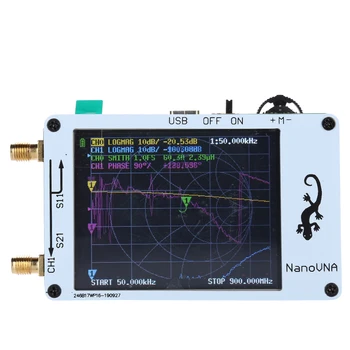 Naujas 2.8 colių LCD Ekranas NanoVNA NanoVNA-H VNA HF VHF UHF UV Vektoriaus Tinklo Analizatorius Antenos Analizatorius