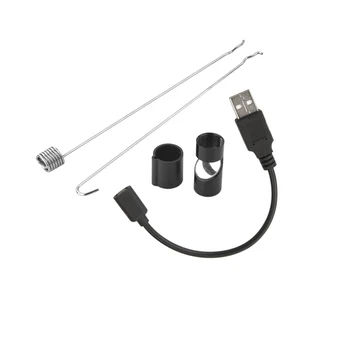 3in1 5.5 mm 6Led C Tipo Vandeniui Endoskopą Kamera Tikrinimo 1m 2m 5m USB Kabelis Endoskopą Borescope 