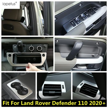 Lapetus Matinis Reikmenys Land Rover Defender 110 2020 2021 Shift Gear / B Ramstis Rankena / Vandens Puodelio Laikiklis Skydelio Dangtelį Apdaila