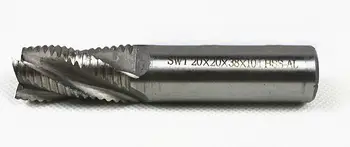 Naujas 4flute M2AI dia 8mm pabaigos frezavimo staklėse pjovimo staklių Roughing pjovimo CNC tools Super-sunku greitapjovio plieno 4F-8*8*19*63