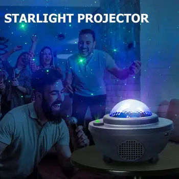 LED Lazerinius Projektorius, Šviesos, Žvaigždėtas Dangus, Vandens Garbanojimo Romantiška USB, 