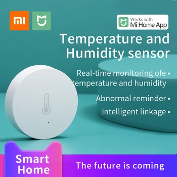 Xiaomi Mijia Smart Temperatūros ir Drėgmės Jutiklis Intelligent Aplinkos Jutiklis Zigbee ryšio dirbti su Mi Namuose 2 vartai