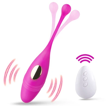 Silikono Kegel Kamuolius Kelnaitės Vibruojantis Kiaušinis Nešiojami Belaidžio Nuotolinio Valdymo pulto G Spot Dildo Vibratorius, Sekso žaislai Moterims, USB Mokestis