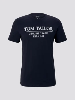 Vyriški marškinėliai Tom Tailor Negabaritinių marškinėliai Viršuje, vyriški drabužiai