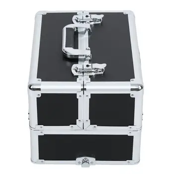 Yonntech 4 1 Aliuminio Makiažas Vežimėlio Kosmetikos Atveju Didelių Saugojimo Dėžutė Makiažas, Nagų Dailės Grožio Kosmetikos įdėklą Traukti Dėžutę
