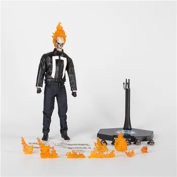 Karšto Žaislai Stebuklas Ghost Rider Johnny Blaze PVC Veiksmų Kolekcines Pav Žaislai