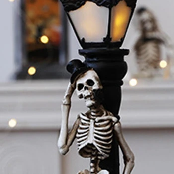 1 Pora Helovinas Modeliavimas Gatvės Žibintas Apdailos Prekių Kaukolė Lempa, Švyti Haunted House, Prekybos Centras, Baras Rekvizitai
