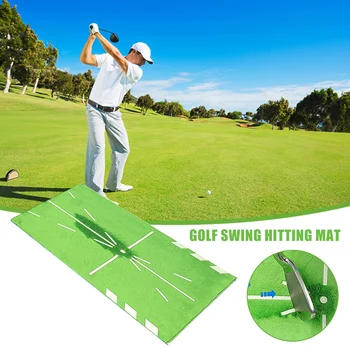 Golfs Mokymo Pataikyti Kilimėlis Flanelė Golfs Mokymo Pagalbos Mygtukai Treniruokliai Žaidimą Home Office Naudoti Lauko sąlygomis 30x60cm