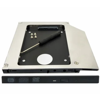 12.7 MM, SATA 2-asis Kietasis Diskas HDD SSD Caddy Adapteris, skirtas 