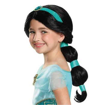 Suaugusiųjų Moterų Aladdin ' s žibinto jazminų cosplay Kostiumai Vaikams, suaugusiems Rose Suknelės Mergaičių jazminų princesė suknelė, Kostiumas Cosplay Perukai